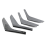 Carbon Style Set of Interior Door Trim for Pull Handle 8