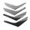 Carbon Style Set of Interior Door Trim for Pull Handle 6