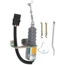 set 12V vlamdovende magneetventiel motorstopsolenoïde