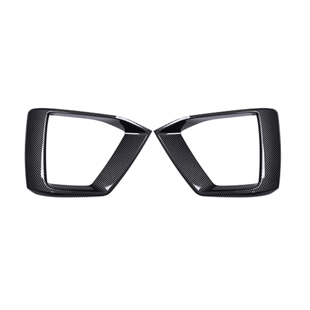 2Pcs Carbon Fiber Front Bumper Fog Lamp Frame For A5 S5 20-22 Light 4851405246793