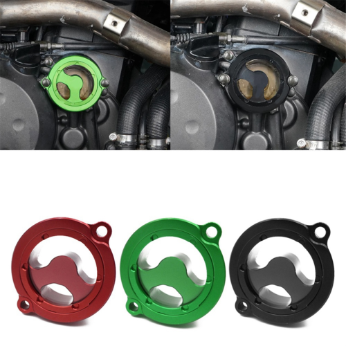 Voor KLR 650 1987-2022 Oliefilterdeksel Rood 2