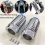 Chrome Retro Fork Boot Slider Covers for Tour Road Street Tri 7