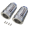 Chrome Retro Fork Boot Slider Covers for Tour Road Street Tri 1