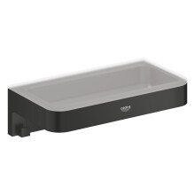 GROHE Start Cube QuickFix Shower Basket ? Bathroom Wall Mounted Shelf (Metal and Plastic, Including Screws and Dowels), Size 200 mm, Extra Easy to Fit