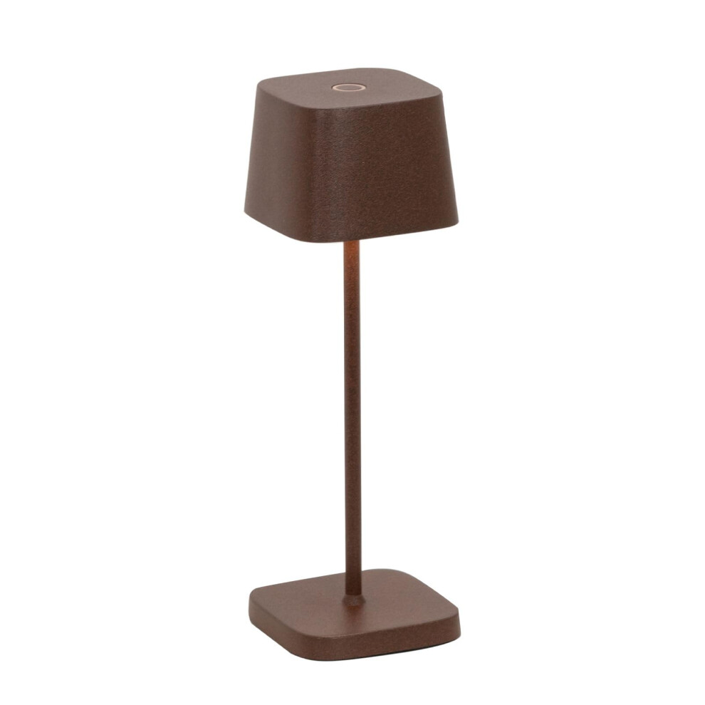 Zafferano , Ofelia Micro Lamp, Cordless Rechargeable Table Lamp With Touch Control, For Indoor And Outdoor Use, Dimmer, 2200-3000 K, Height 20 Cm,