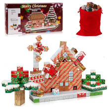 Uuoeebb Magnetic Building Blocks - Christmas Set, Magnetic blocks STEM Sensory Toys for Boys Girls Age 3+ Years Old Magnetic Construction Cube Toys