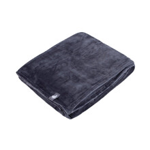 HEAT HOLDERS - Extra Soft Winter Warm 1.7 TOG Large Luxury Thermal Fleece Throw Blanket - 180 x 200 cm (One Size, Antique Silver)