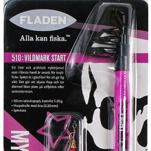 FLADEN Deadly Fishing Combo - 1.65cm Telescopic Rod & Reel, Line and Spinner Lure (PINK) - Ideal Kids Starter Introduction Set [12K-510P]