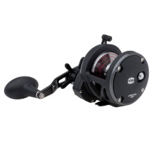 PENN Warfare Star Drag, Fishing Reel, Conventional Reels, Sea - Nearshore/Offshore Fishing, Saltwater Boat or Kayak Fishing,Unisex, Black/Red/Smoke,