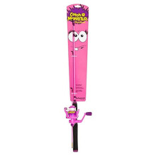 Shakespeare Catch a Monster Children's Colourful Spinning Rod and Spin Reel Combo Set - Kid's Ready to Fish Setup with Line, Spinning Combos, Allround