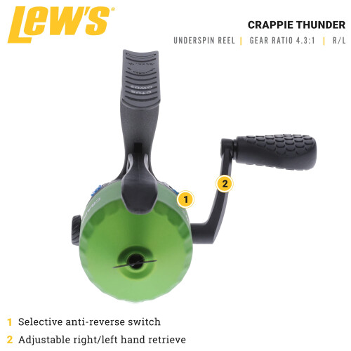 Lew's Crappie Thunder Underspin 1