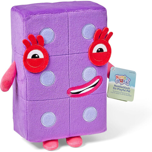 Learning Resources Learning Resources Numberblock 6 Playful Pal Educational Plush Toy