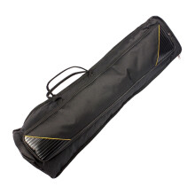 Tenor Trombone Bag with Padded Bass Trombone Gig Bag, Adjustable Shoulder Strap, Waterproof Lightweight Case, Black