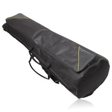 Tenor Trombone Bag, Padded Bass Trombone Gig Bag with Adjustable Shoulder Strap, Waterproof Lightweight Case in Black