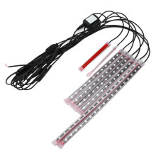 Motorrad RGB Ambientebeleuchtung APP Bluetooth Fernbedienung 12V 8 LED-Streifen Modifikation