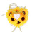 Sunflower Ring Pillow Wedding Ceremony Ring 11