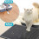 (M 40*50) Cat Litter Box Mat Double Layer Honeycomb Design Trapping Pad Easy Clean Washable Foldable Scatter Control Tw 4