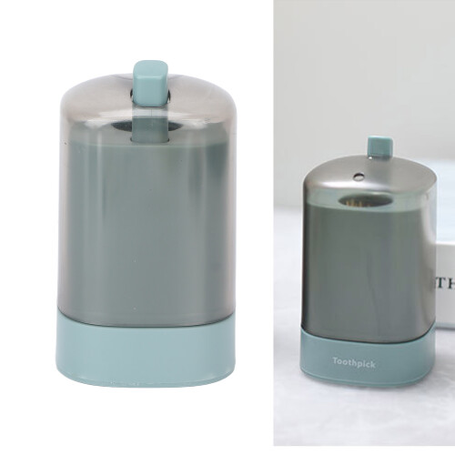 Dispenser di stuzzicadenti per cucina e ristoranti, automatico, a comparsa, verde scuro 2