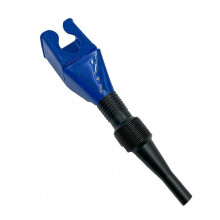 (Blue) Engine Oil Funnel Retractable With Flexible Tube Petrol Filling Supply Plastic Car Motorcycle Refueling Filter Truck Supplies Mengxi Tw