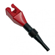 (Red) Engine Oil Funnel Retractable With Flexible Tube Petrol Filling Supply Plastic Car Motorcycle Refueling Filter Truck Supplies Mengxi Tw
