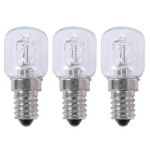 3x E14 High Temperature Bulb 500 Degrees 25w Halogen Bubble Oven Bulb E14 250v 25w Quartz Bulb Tw