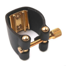 Saxophone Ligature 4Pcs Rubber Alto Sax Mouthpiece Fasteners Compatible with Standard Alto Saxophones