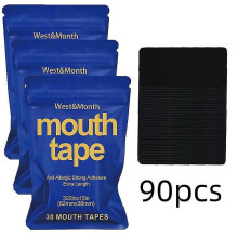(90pcs) Strip Mouth Tape Advanced Gentle For Better Nose Improved Breathing Tw