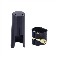 Saxophone Accessories Ligature for Alto Saxophone Mouthpiece Cap Cover, Adjustable Premium Material, Compatible with Most Brands