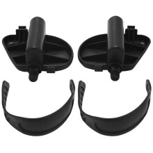 1Pair Exercise Bike Pedal Widened Bicycle Pedal with Pedal Exercise Bike Stationary Home Tw