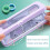 Compass Geometry Tool Set - 7 Pieces Math Kit for Students, Includes Ruler, Protractor, Compass, Eraser, Green Color 2