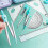 Compass Geometry Tool Set - 7 Pieces Math Kit for Students, Includes Ruler, Protractor, Compass, Eraser, Green Color 5