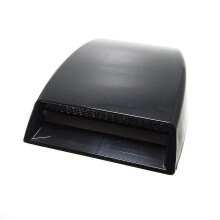 (Black) Car Auto Roof Decorative Air Flow Intake Hood Scoop Vent Bonnet Durable Cover Tw
