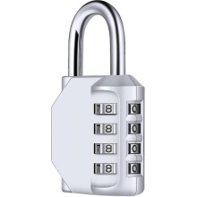 Combination Locks Padlock 4 Digit,  Combination Lock, Weatherproof Metal Tw