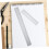 Set Rulers Bulk for Classroom - Triangle and Square Ruler Set for Student Drawing, 12 Inch Plastic Tools 4