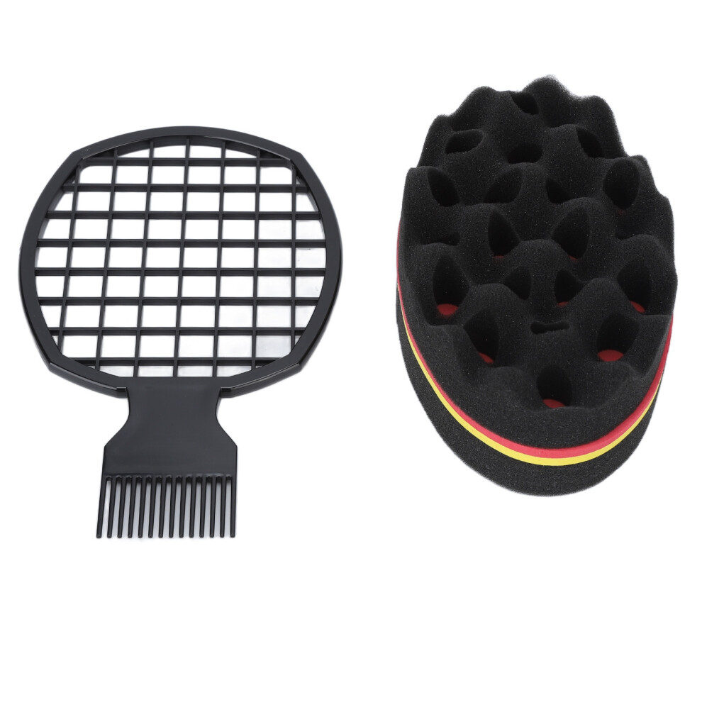 2pcs Barber Salon Hair Coils Comb Soft Flexible