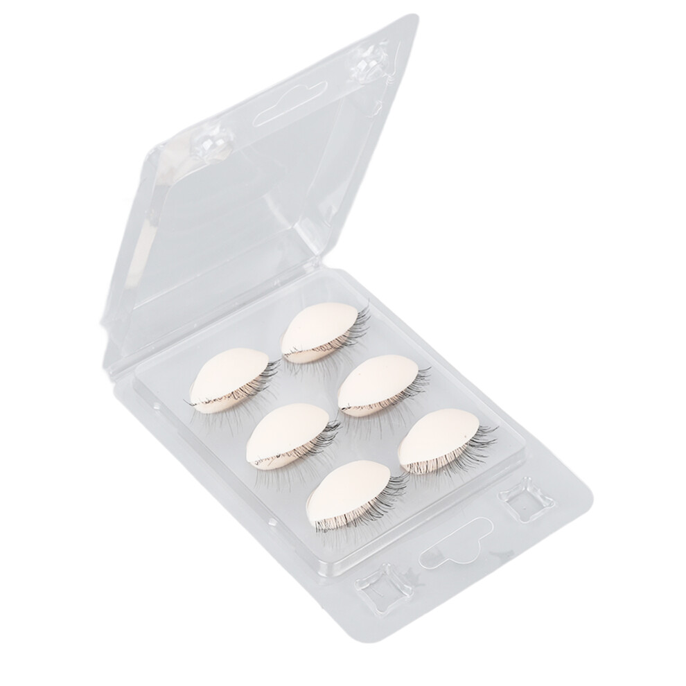3 Pairs Mannequin Head Eyelids with Eyelashes for