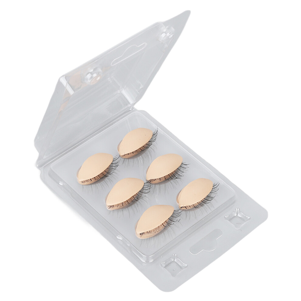 3 Pairs Mannequin Head Eyelids with Eyelashes for