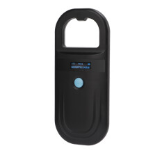 Schwarzer Haustier-Mikrochip-Scanner 134,2 kHz Handheld Animal Leser Tiermarken-Scanner für Katzen und Hunde