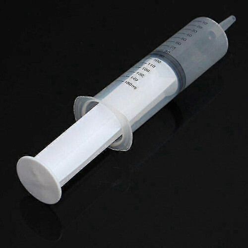 (150ml) 100-200ml Reusable Big Large Plastic Hydroponics Nutrient Measuring Syringe Tw 2