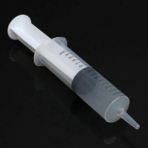 (150ml) 100-200ml Reusable Big Large Plastic Hydroponics Nutrient Measuring Syringe Tw 1