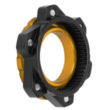 MEIJUN Centerlock auf 6-Schrauben-Fitting Adapter Lockring aus Aluminiumlegierung Achsen-Hub-Adapter für Thru-Achsen-Hub Gold