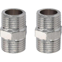 2 Pcs Shower Hose To Shower Hose Connector 1/2 To 1/2, Shower Hose Extension Connector Shower Hose Extension Pipe Universal Hose Extender Make Hose Lo