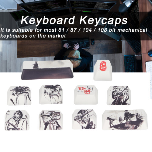 Custom Keycap Sublimation Process Clear Pattern for Mechanical Keyboard DIY Kit 2