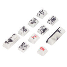 Custom Keycap Sublimation Process Clear Pattern for Mechanical Keyboard DIY Kit