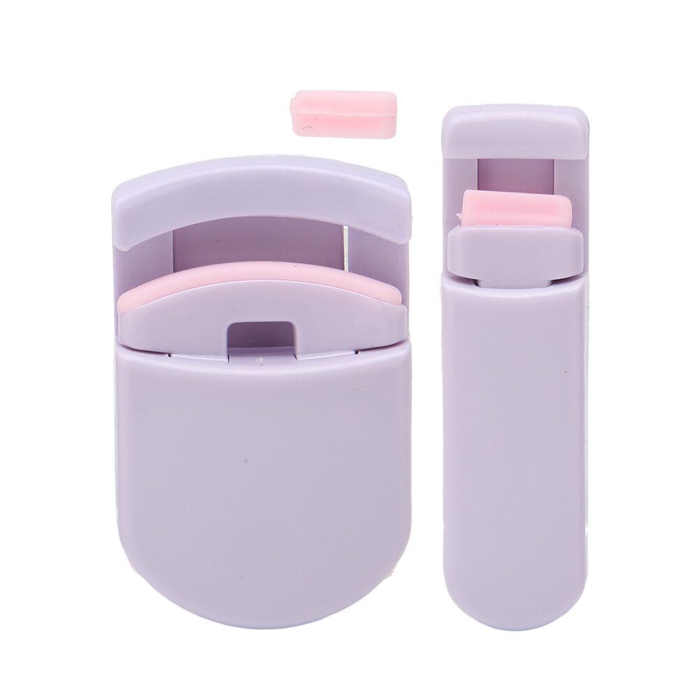 Purple 2Pcs Wide Angle Partial Eyelash Curler Cute