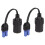 2 pezzi EC5 presa accendisigari 12V, 19 cm 15