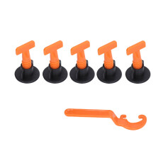 Kit di livellamento per piastrelle da parete 51 pezzi PP+Inox