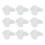 100PCS Eyelash Extension Glue Rings Disposable 7