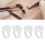 100PCS Eyelash Extension Glue Rings Disposable 12