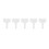 100PCS Eyelash Extension Glue Rings Disposable 3